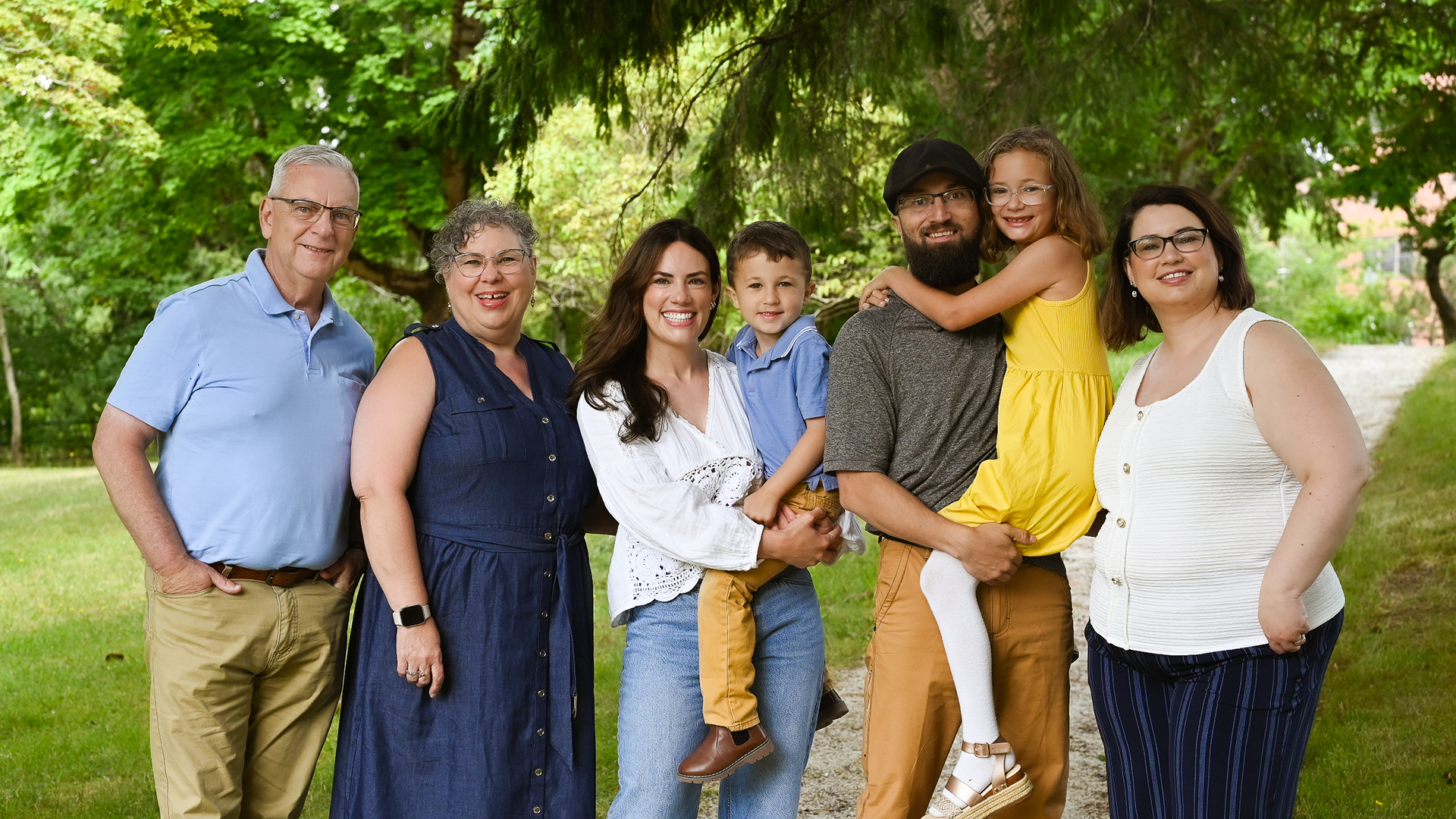 A photo of Danny and his family